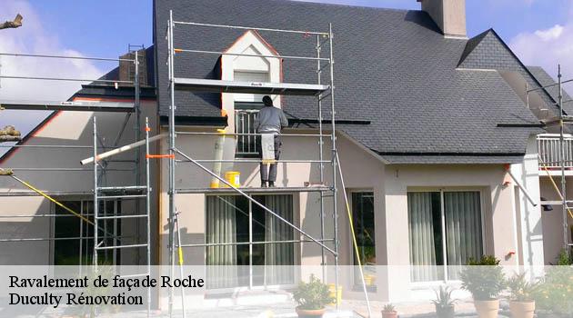 Obtenez un devis ravalement de façade Roche précis avec Duculty Rénovation