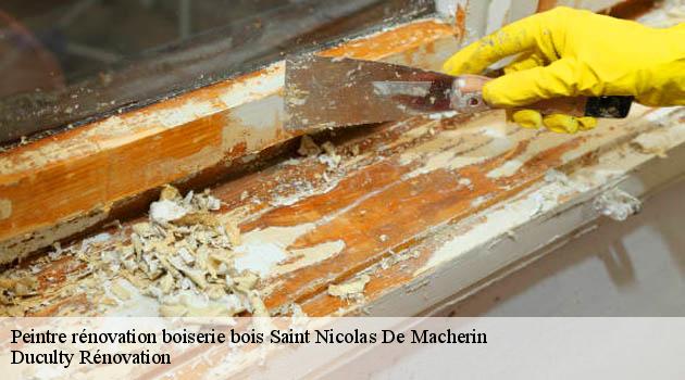 Sublimez vos boiseries avec les services experts de Duculty Rénovation en peinture rénovation boiserie bois à Saint Nicolas De Macherin